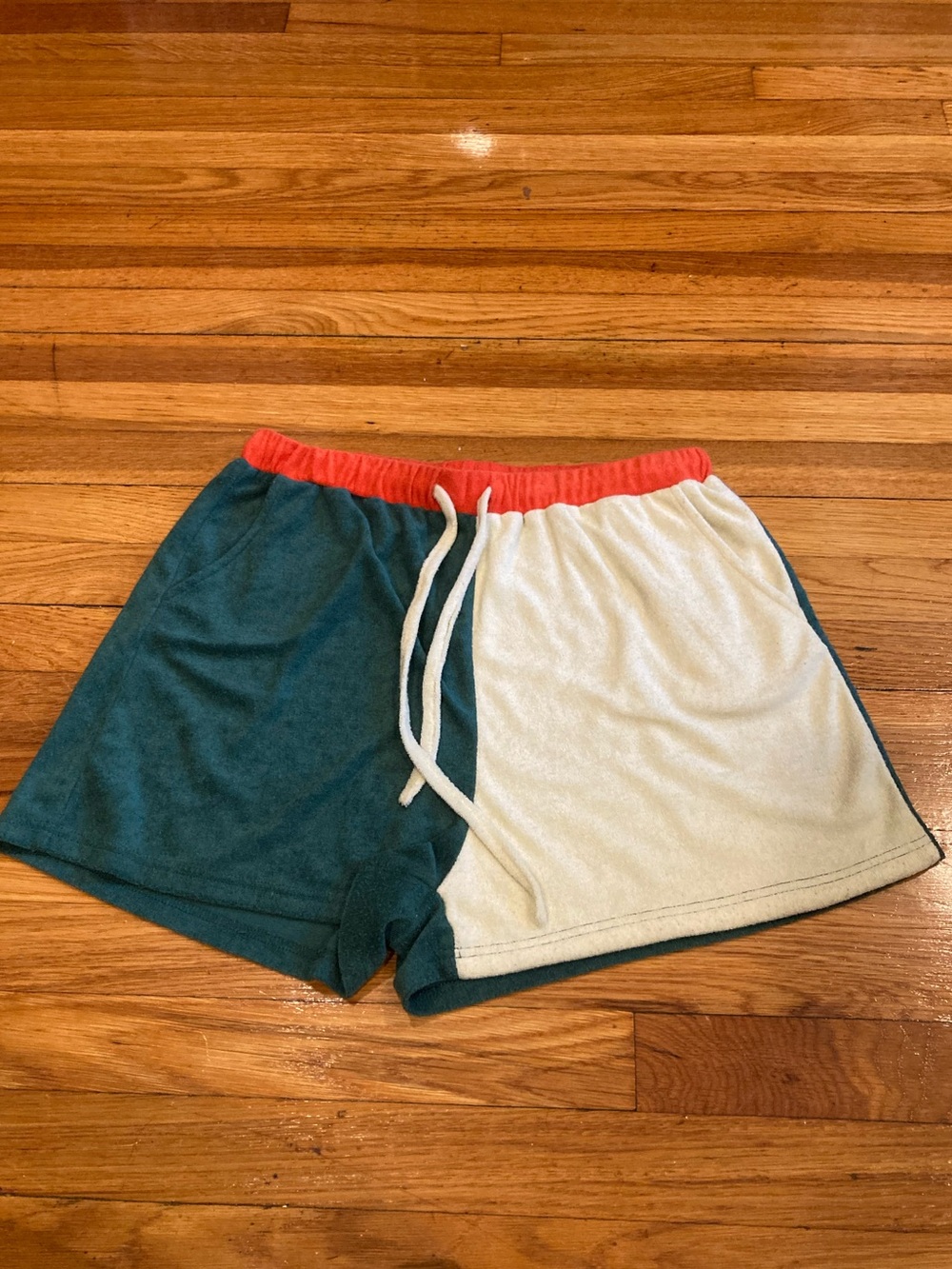 Cider | Color Block High Rise Shorts